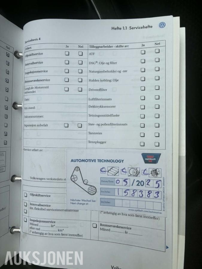 Volkswagen Passat Variant 1.9 TDI DPF Manual, 5-trins, 105ps, 2008
