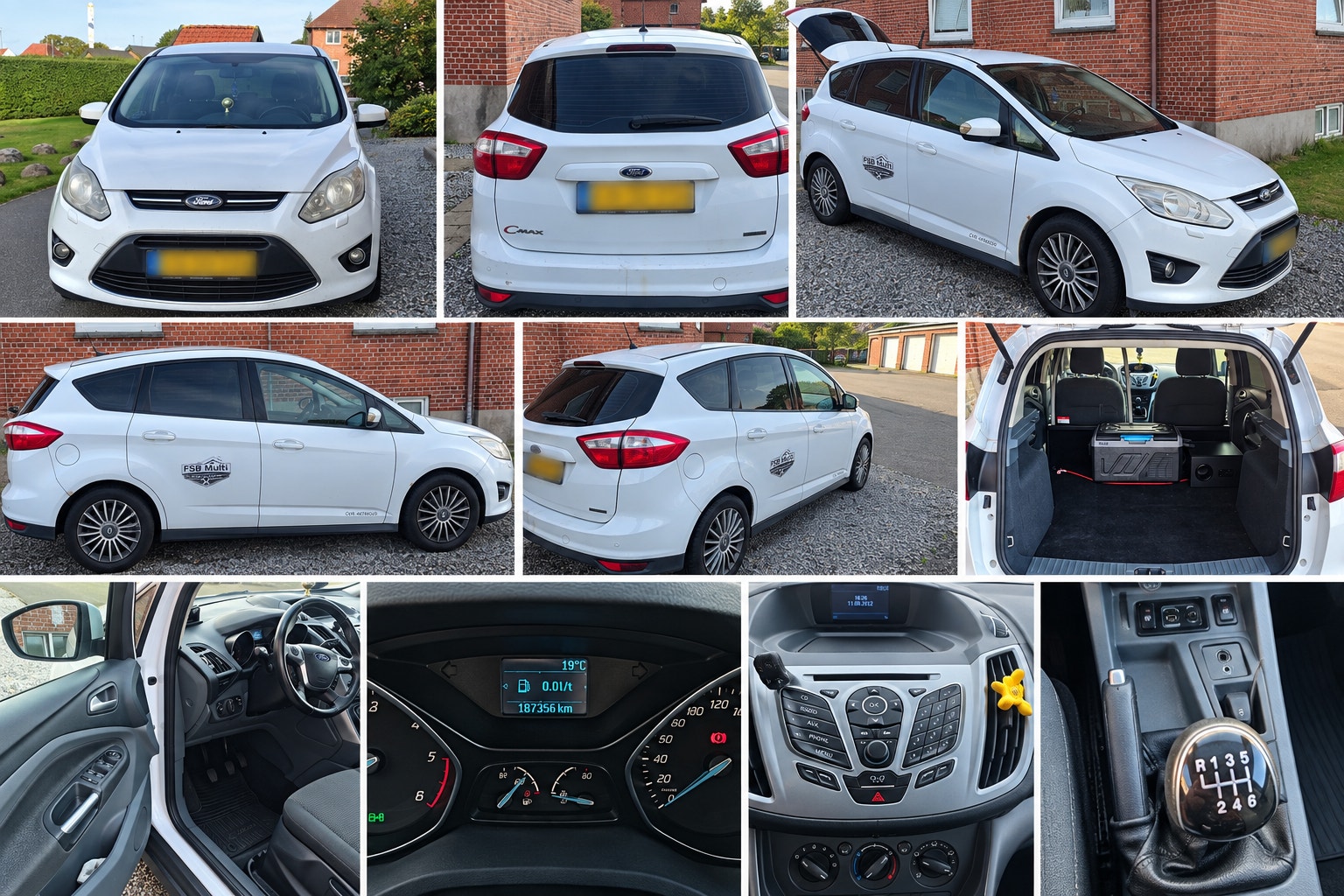 Ford C-MAX 1.6 TDCi Manuell, 6-trinn, 115hk, 2012