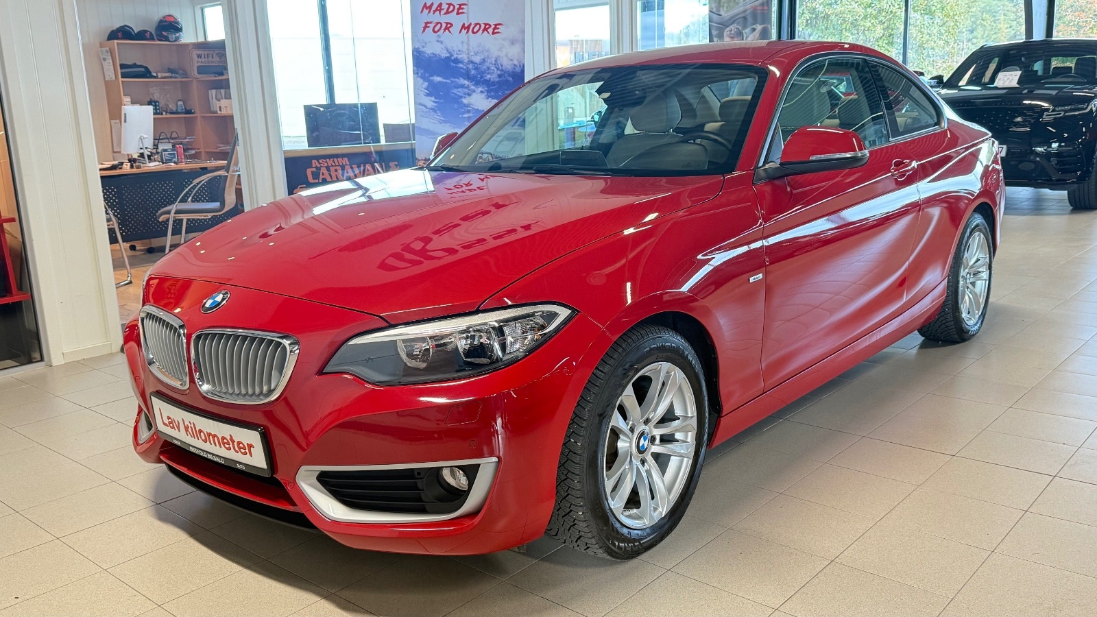 BMW 218d Coupé Steptronic, 8-trins, 136ps, 2015