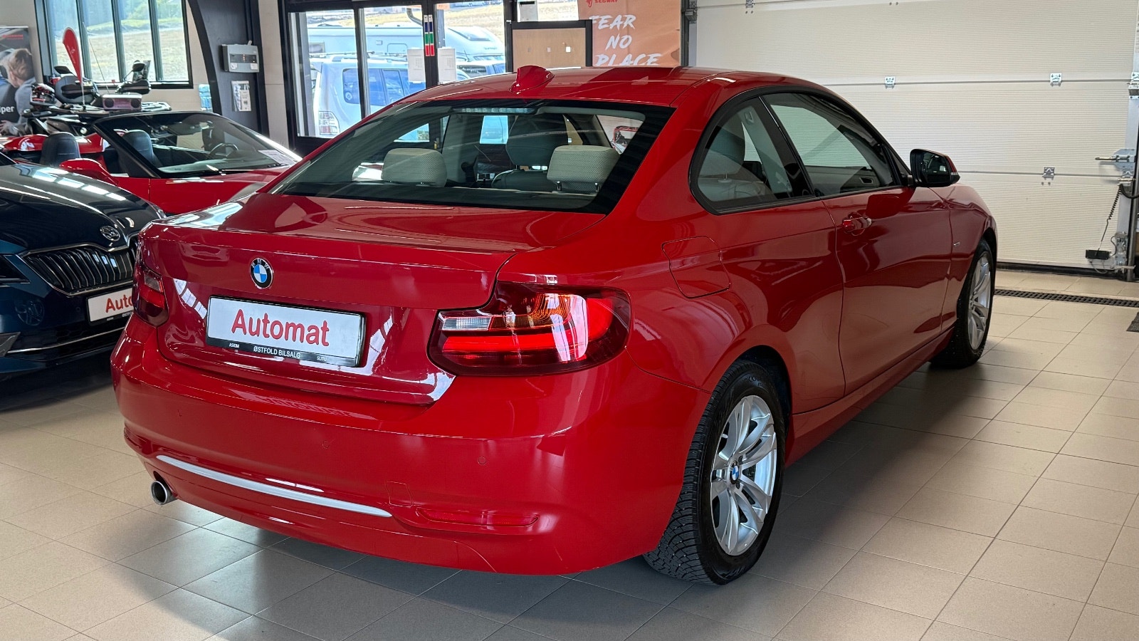 BMW 218d Coupé Steptronic, 8-trins, 136ps, 2015