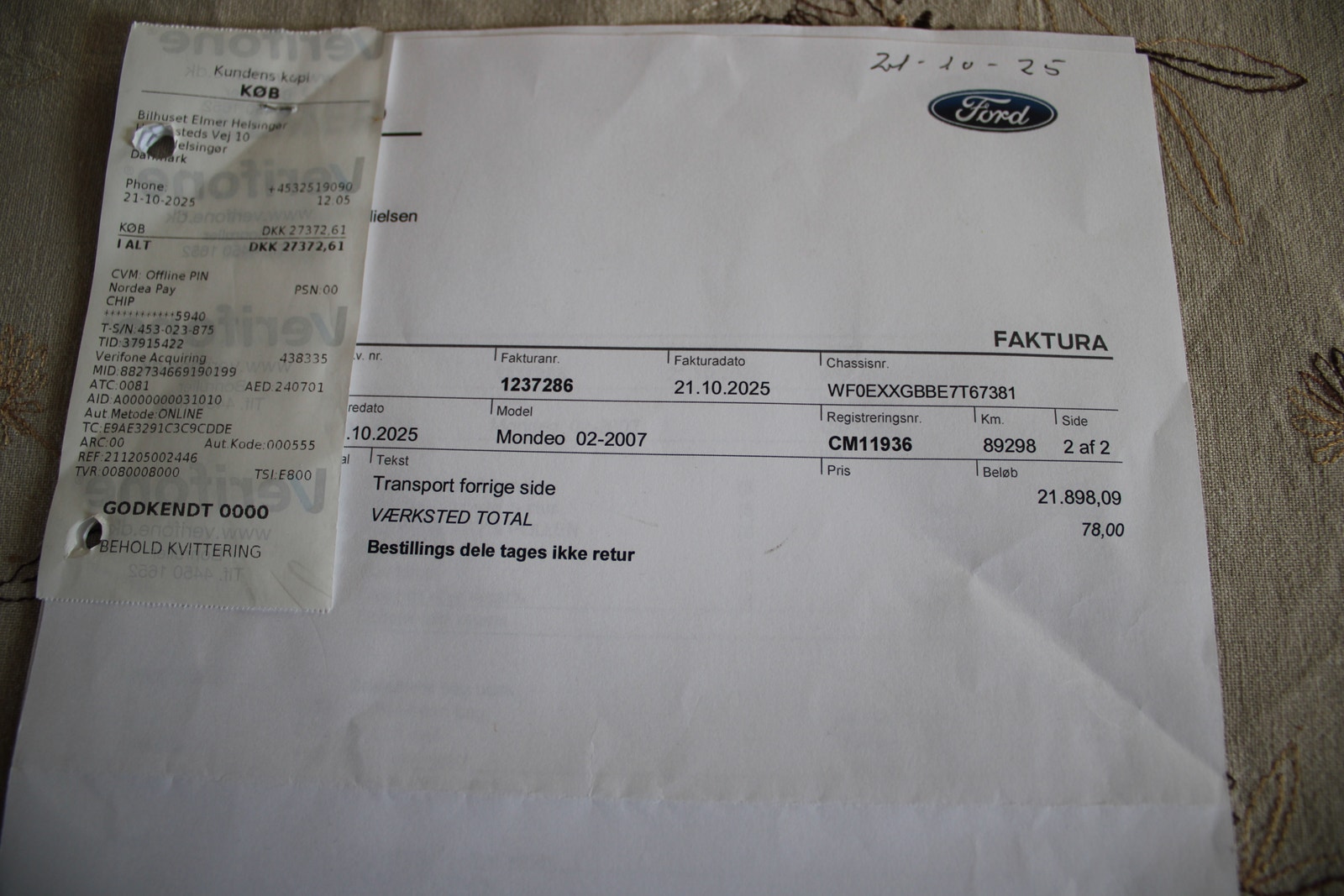 Ford Mondeo Hatchback 2.0 Manual, 5-trins, 145ps, 2008
