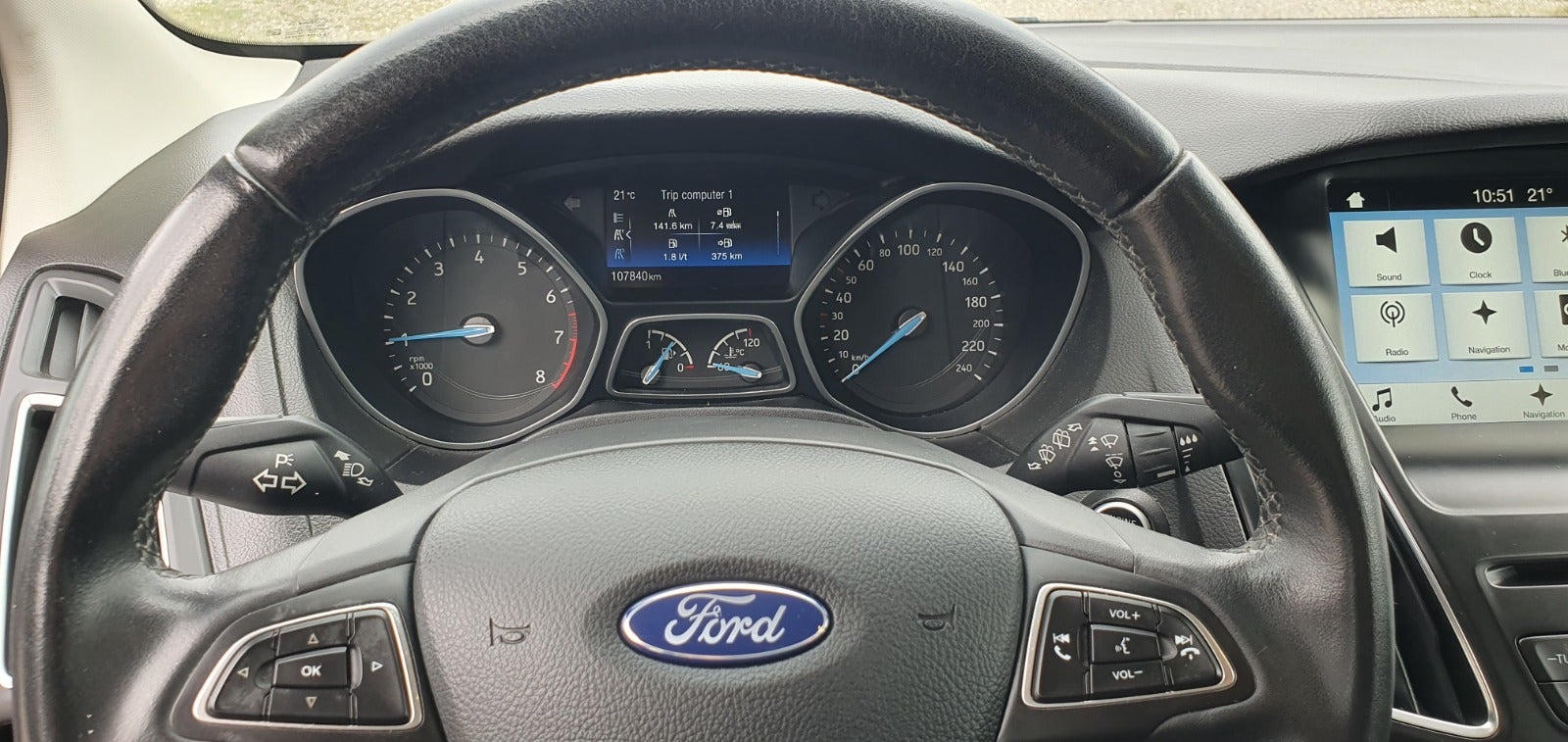 Ford Focus Combi 1.0 EcoBoost Manual, 6-trins, 125ps, 2017