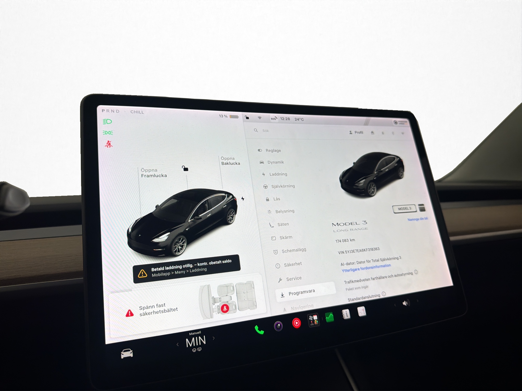 Tesla Model 3 Long Range, 287ps, 2019