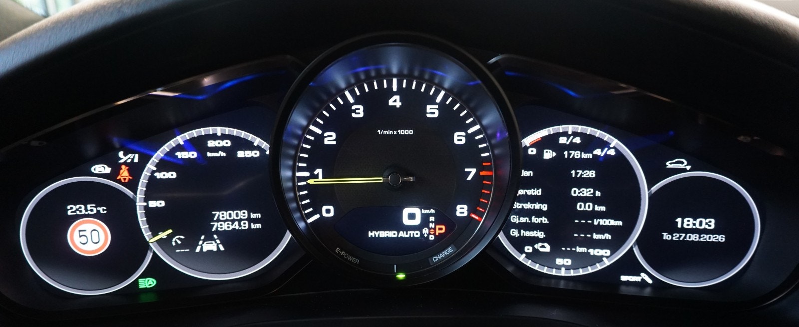 Porsche Cayenne E-Hybrid TipTronic S, 462hp, 2019