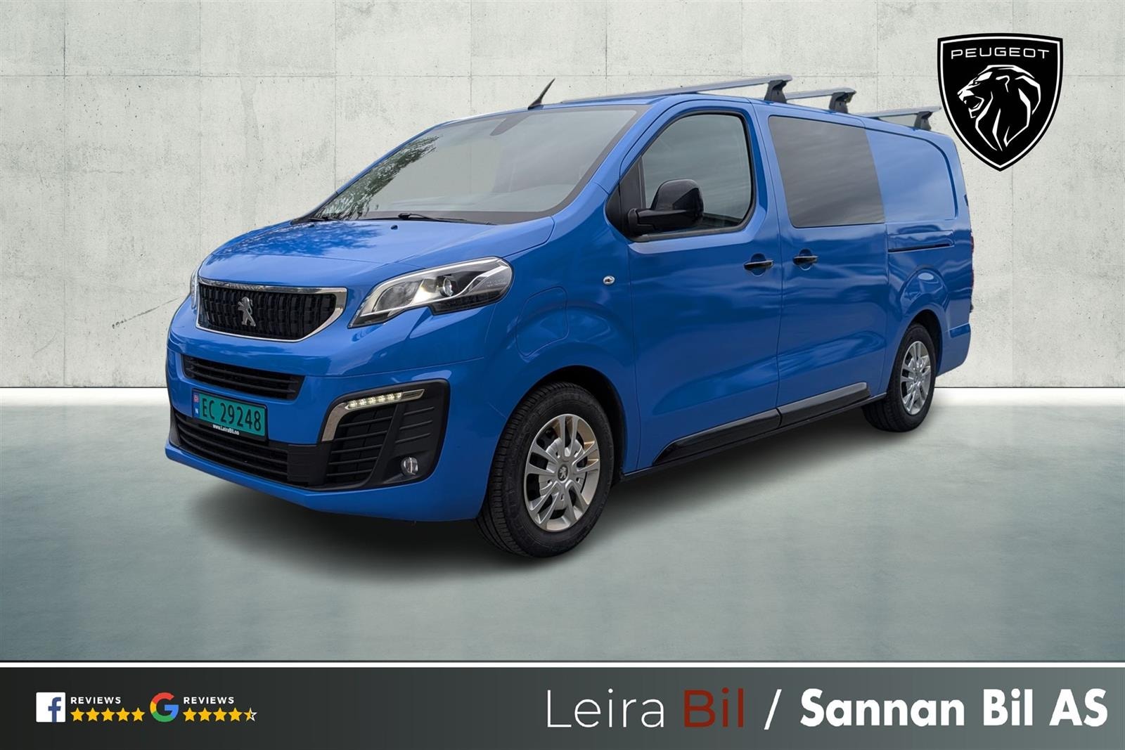 Peugeot e-Expert 75, 136hk, 2022