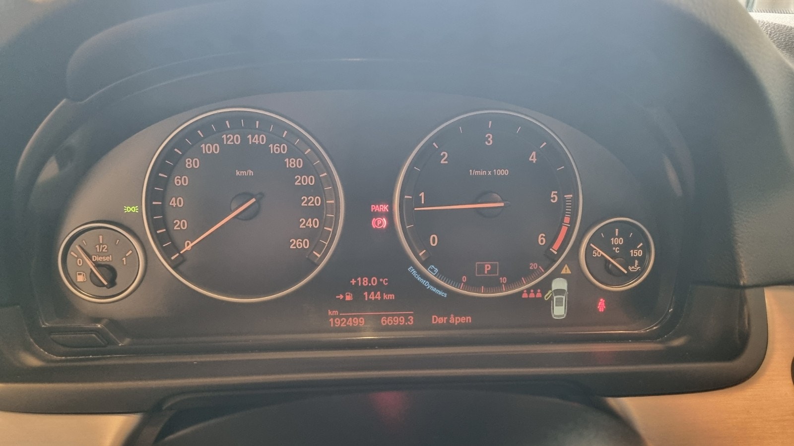 BMW 520d Touring Steptronic, 8-trinn, 163hk, 2015