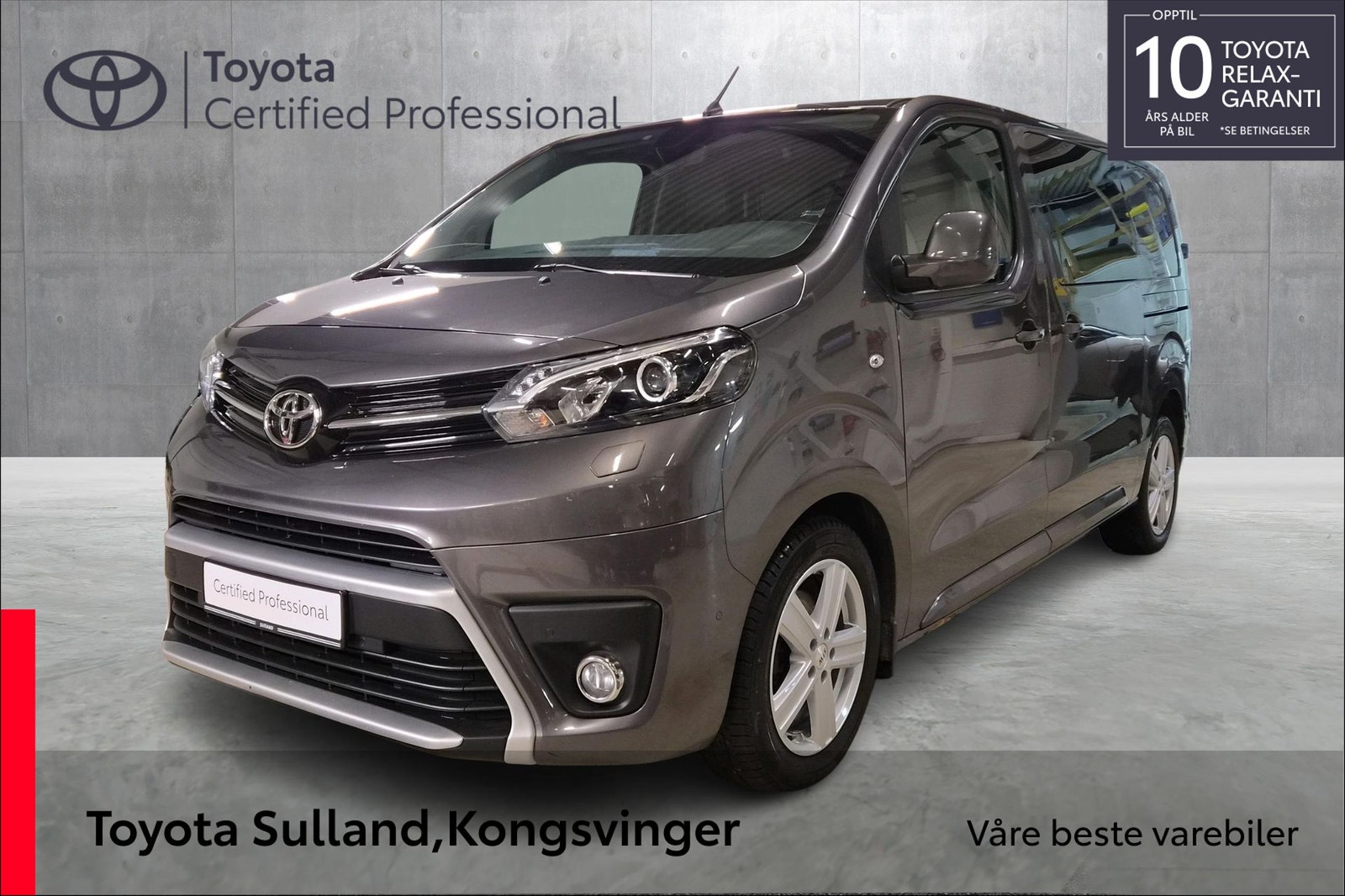 Toyota ProAce 2.0 D-4D Automatic, 122hp, 2019