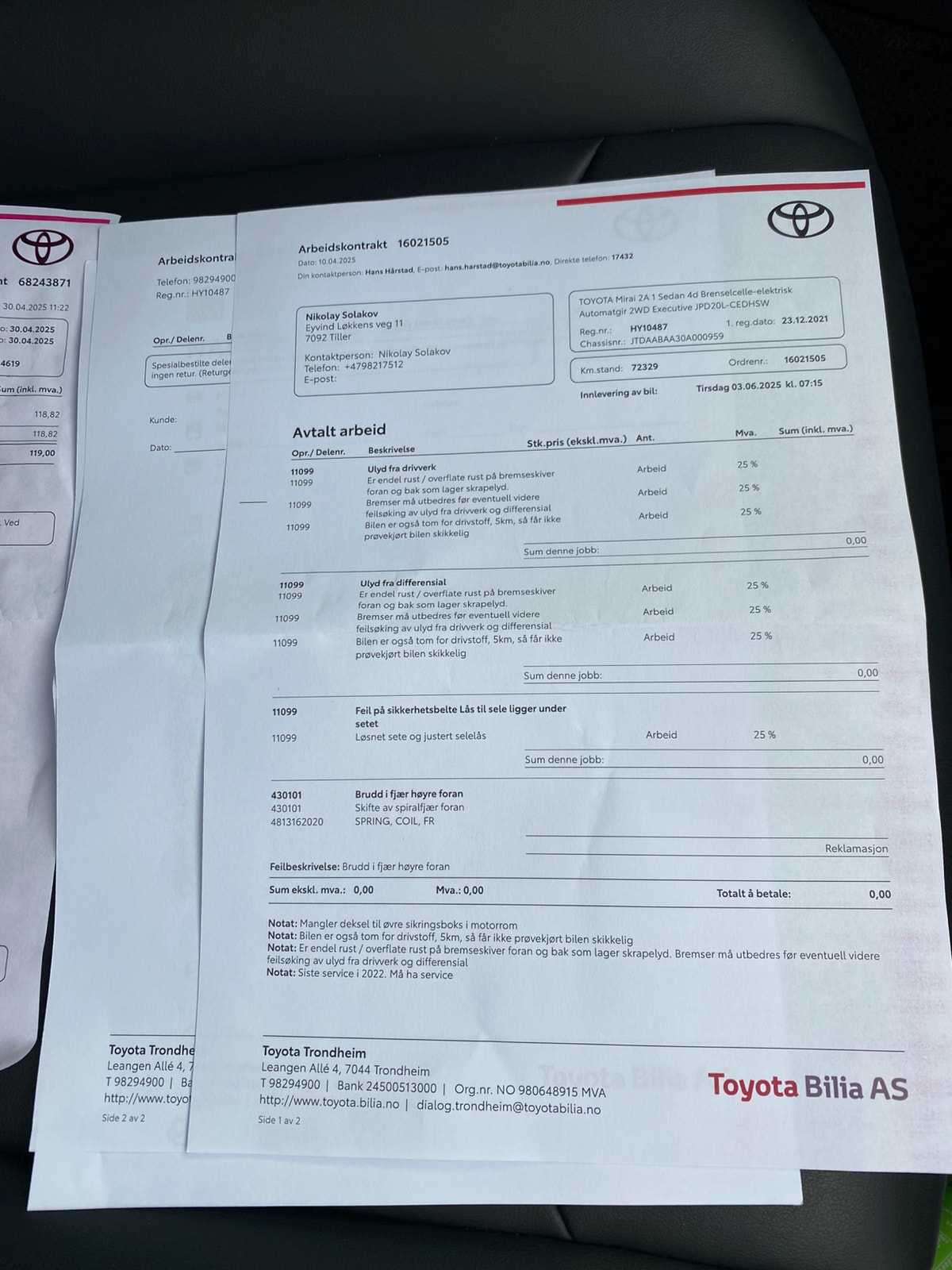 Toyota Mirai FuelCell, 182hp, 2021