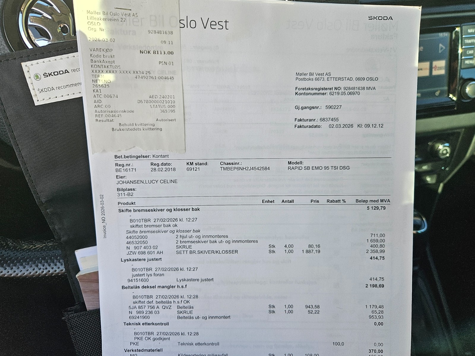 Škoda Rapid Spaceback 1.0 TSI DSG sekvensiell, 7-trinn, 95hk, 2018
