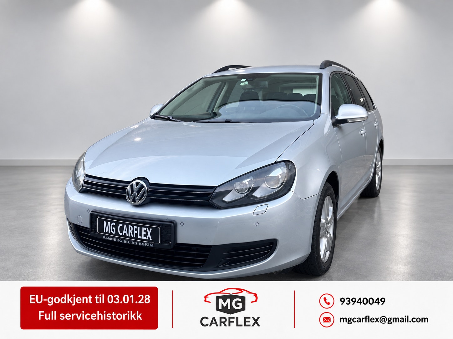 Volkswagen Golf Variant 1.6 TDI DPF DSG Sequential, 7-trins, 105ps, 2011