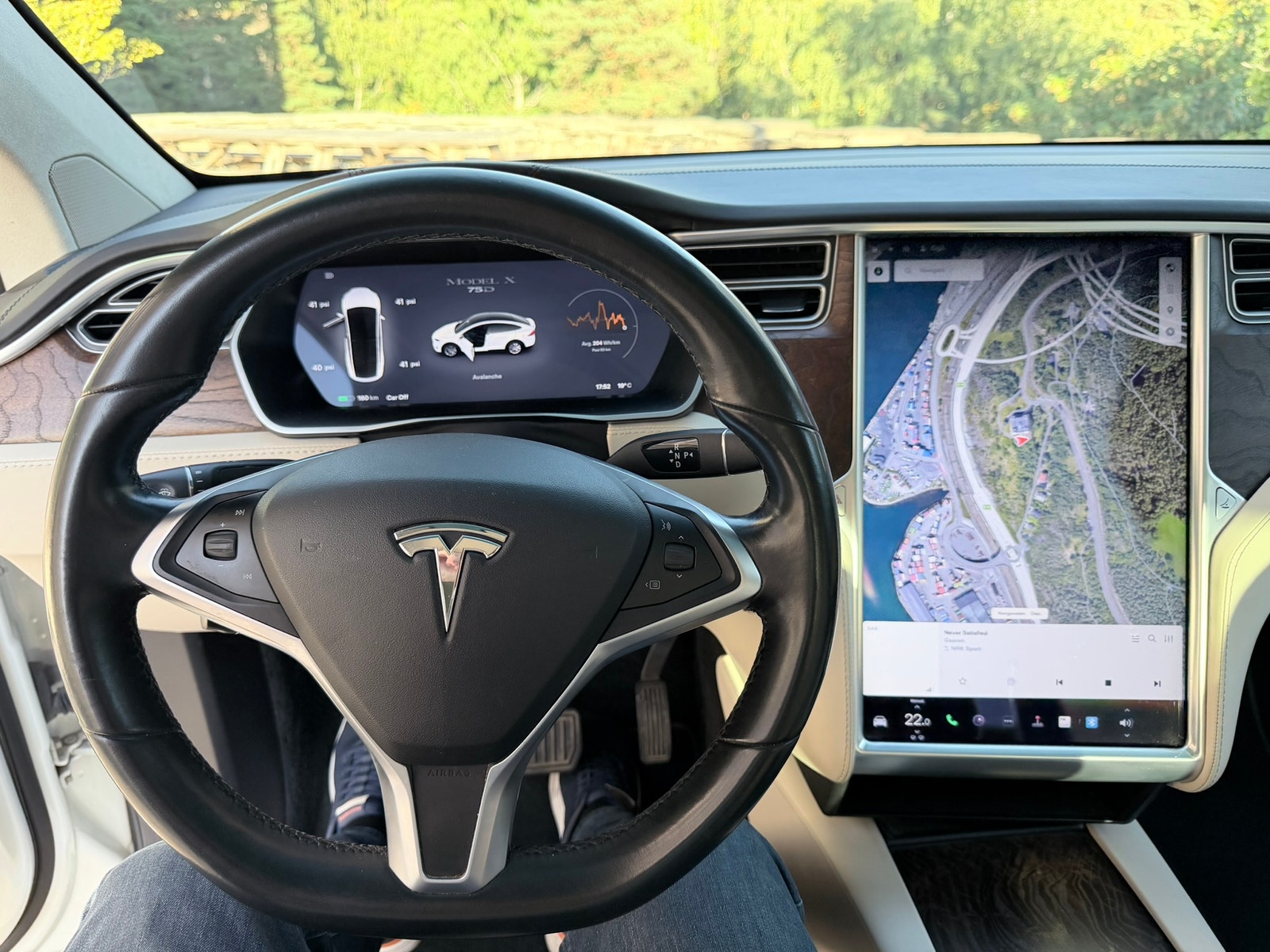 Tesla Model X 75D, 525hp, 2017