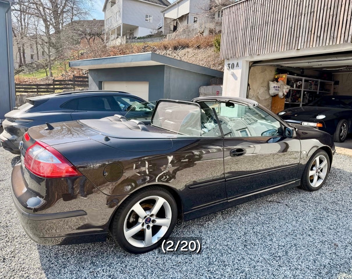 Saab 9-3 Convertible 1.8t Automatic, 5-trins, 150ps, 2005
