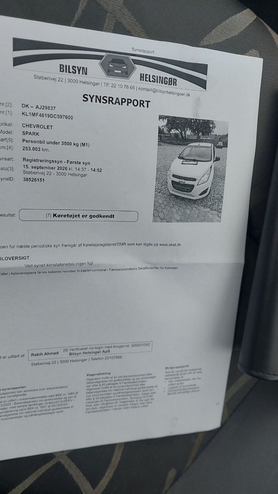 Chevrolet Spark 1.0 Manual, 5-trins, 68ps, 2013