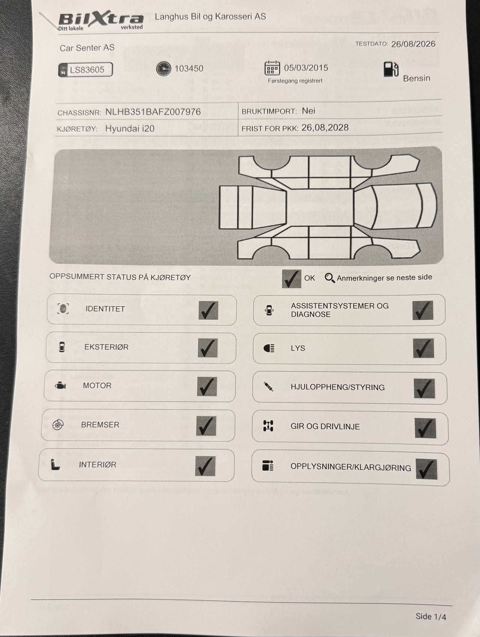 Hyundai i20 1.2 Manual, 5-trins, 84ps, 2015