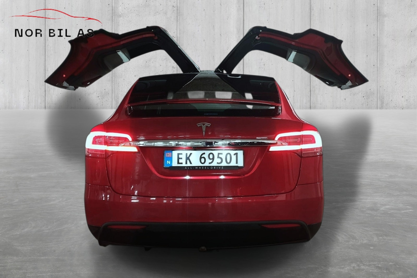 Tesla Model X 75D, 525hp, 2017