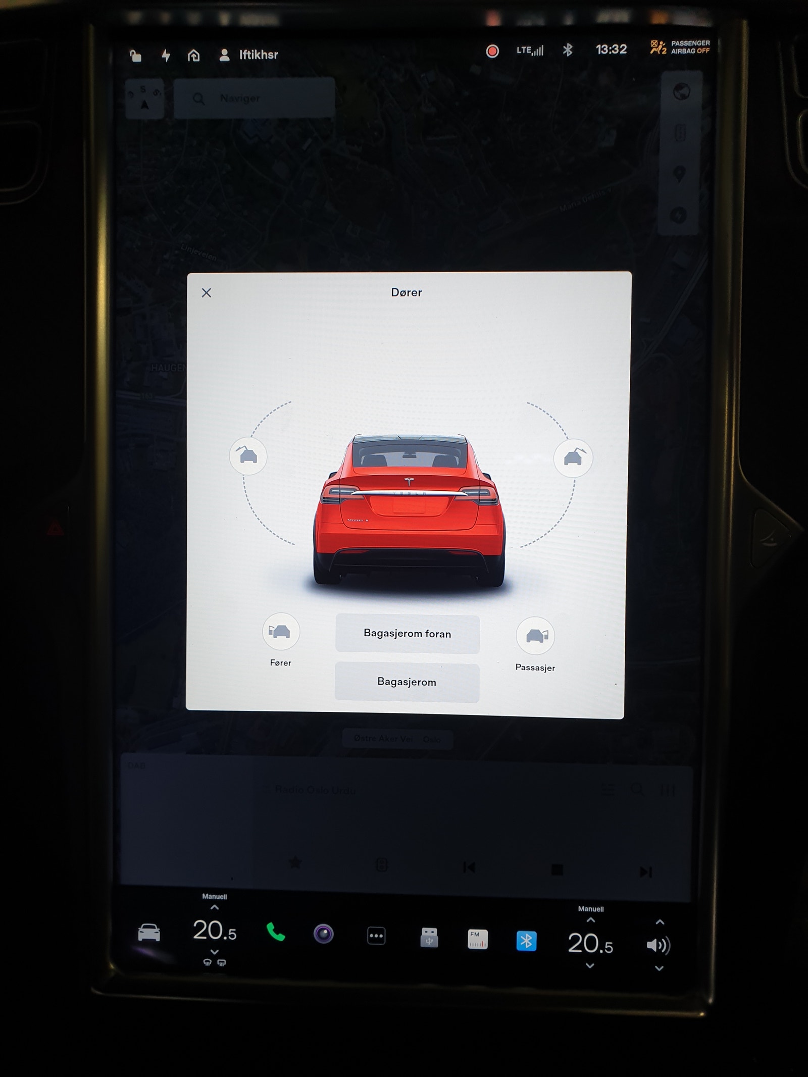 Tesla Model X 75D, 525hp, 2017