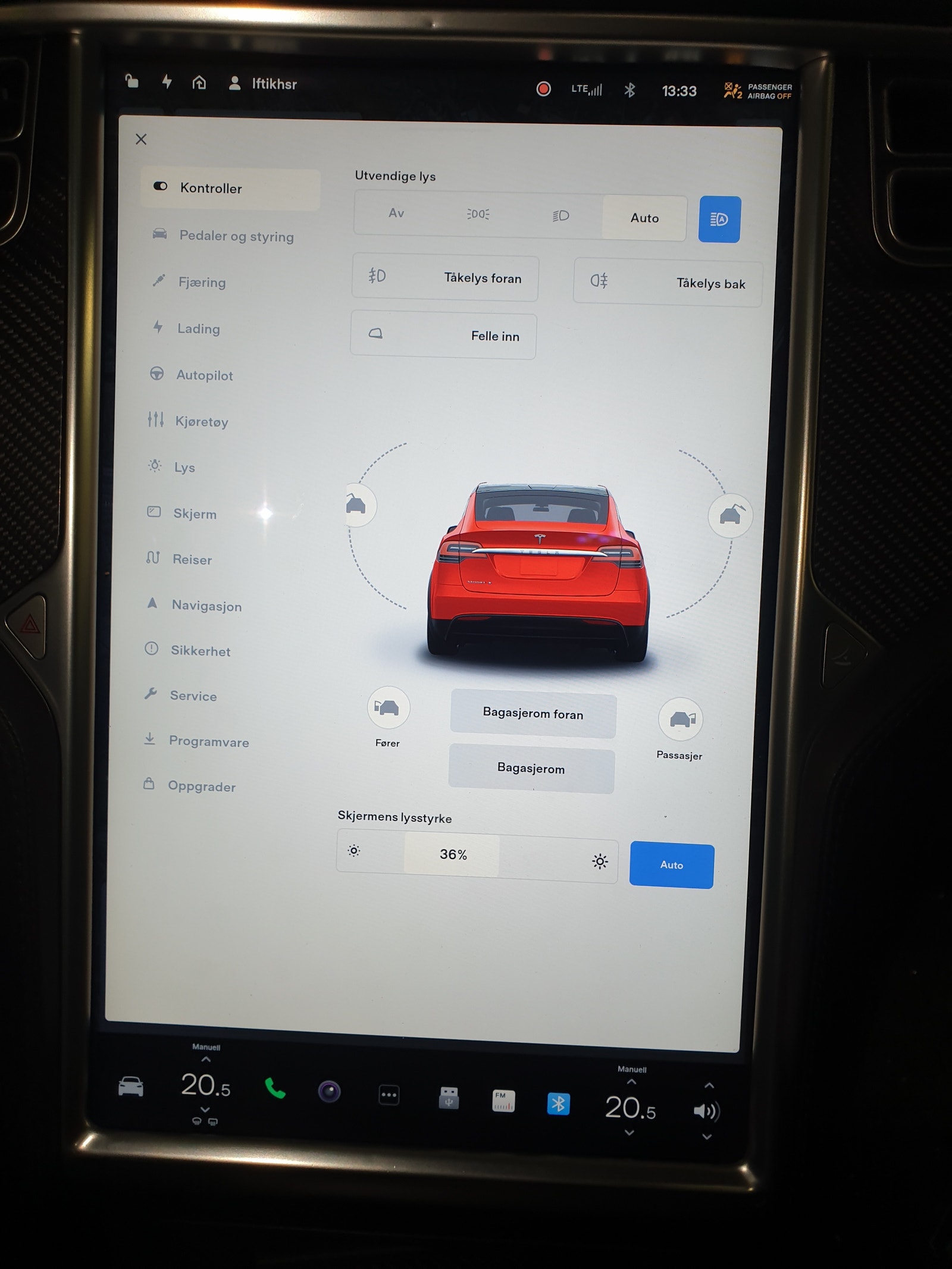Tesla Model X 75D, 525hp, 2017