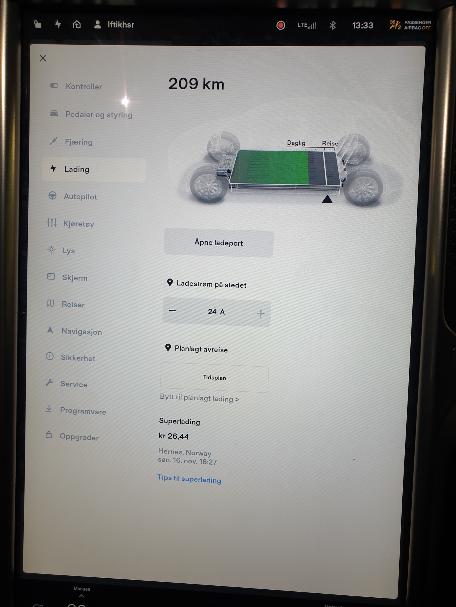 Tesla Model X 75D, 525hp, 2017