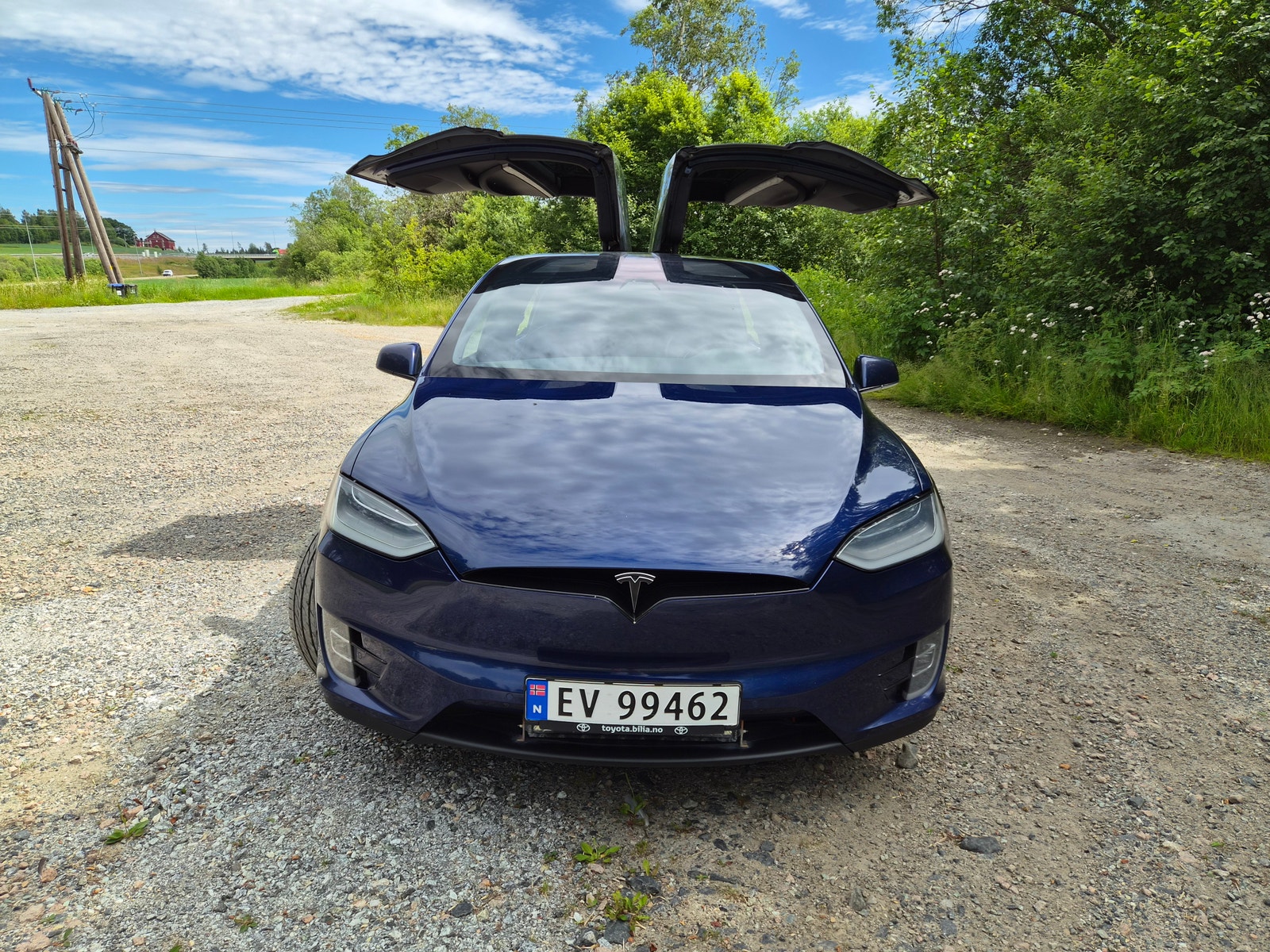 Tesla Model X Long Range, 423hp, 2019