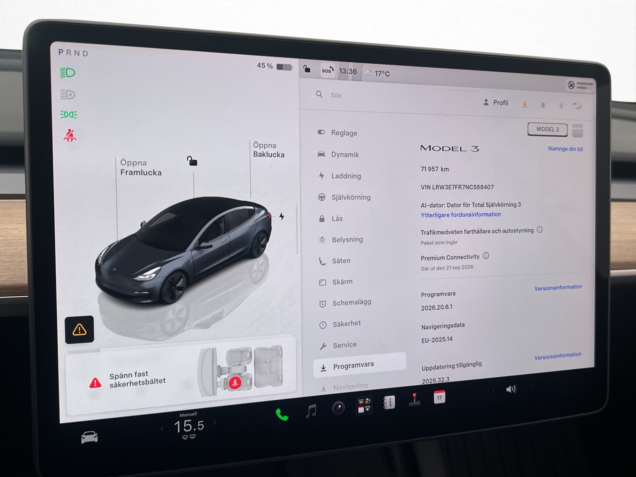 Tesla Model 3 Standard Range, 283hk, 2022