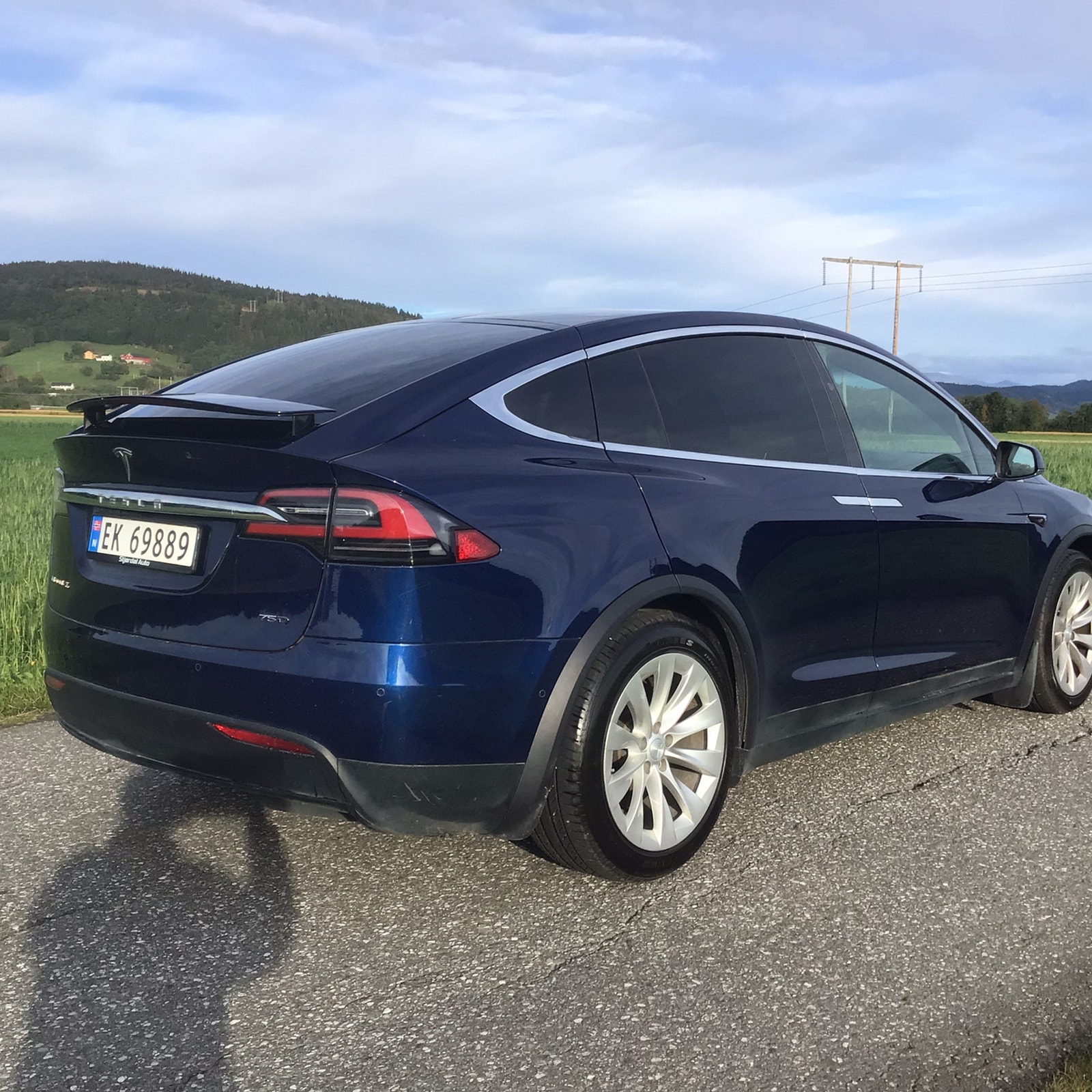 Tesla Model X 75D, 525hp, 2017