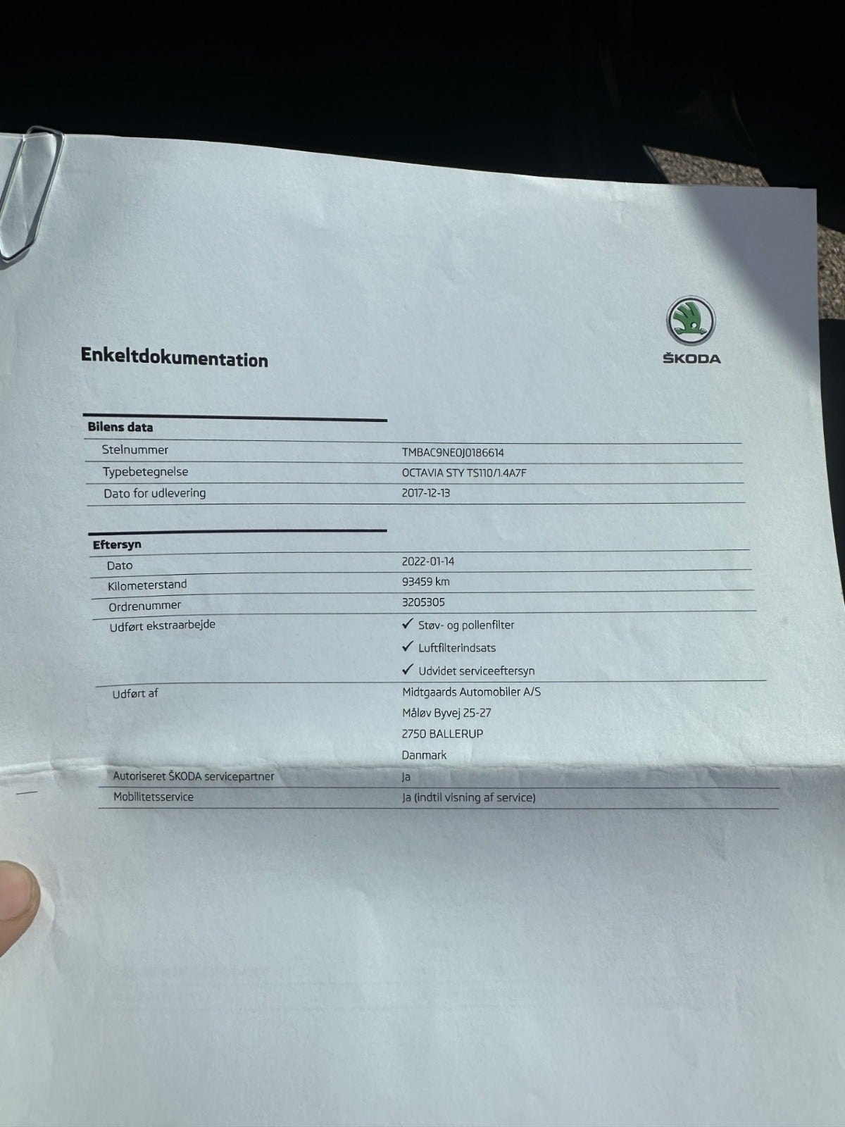 Škoda Octavia 1.4 TSI DSG Sequential, 7-trins, 150ps, 2018