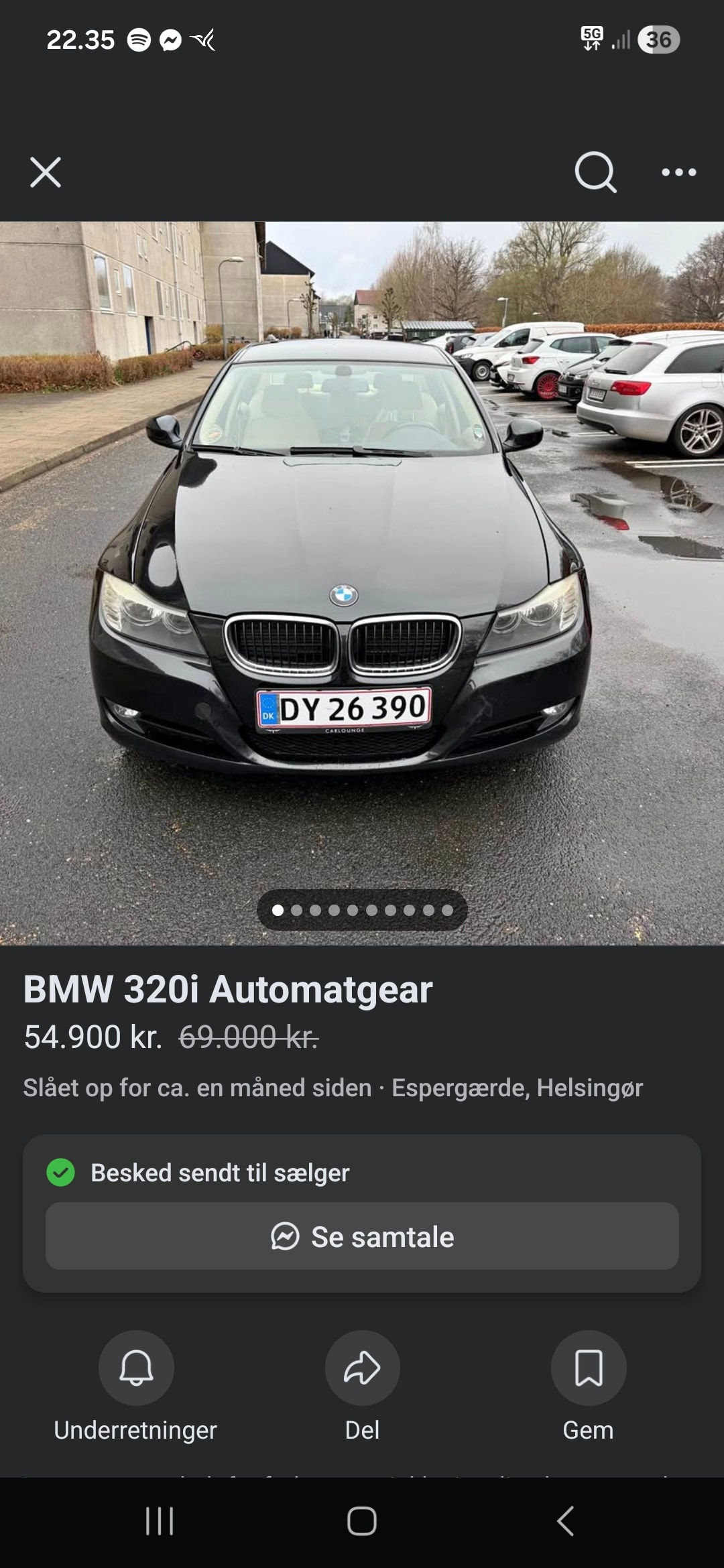 BMW 320i Sedan Automatic, 6-trins, 170ps, 2009
