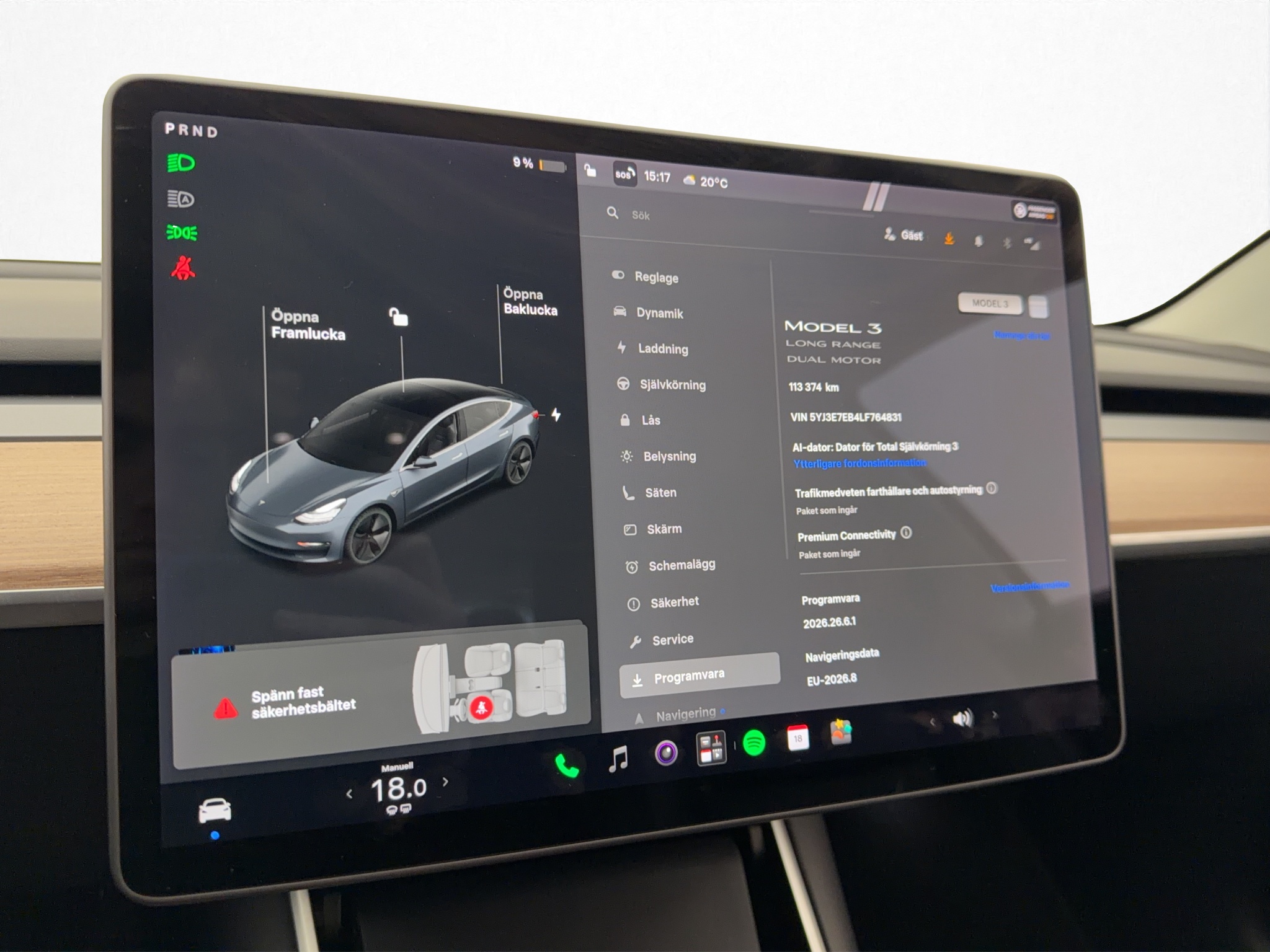 Tesla Model 3 Long Range AWD, 440hp, 2020