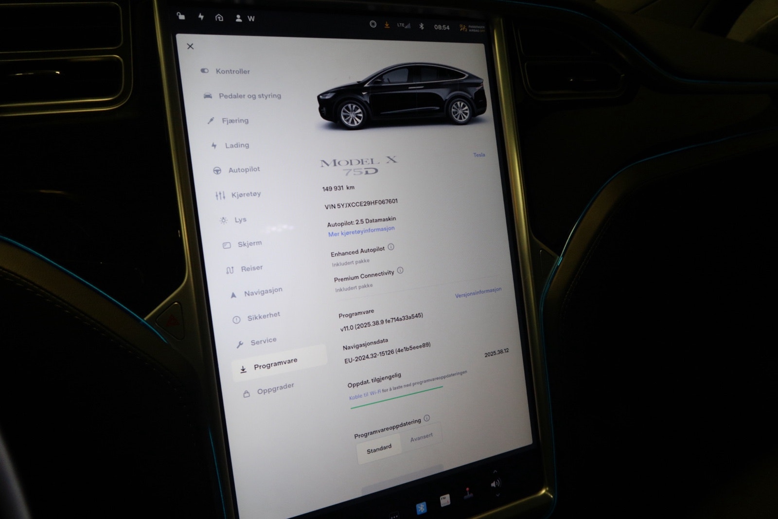 Tesla Model X 75D, 525hp, 2017