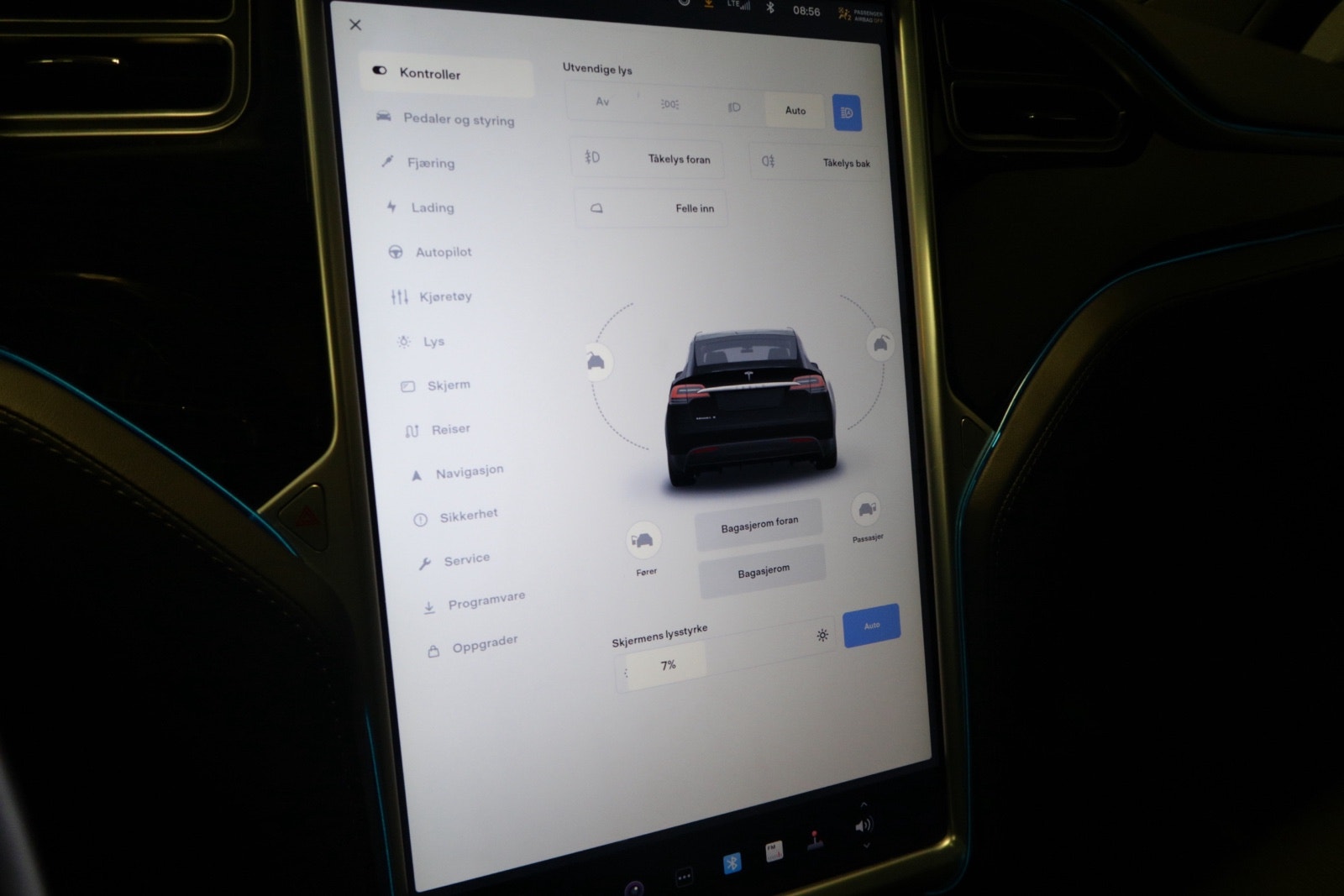 Tesla Model X 75D, 525hp, 2017