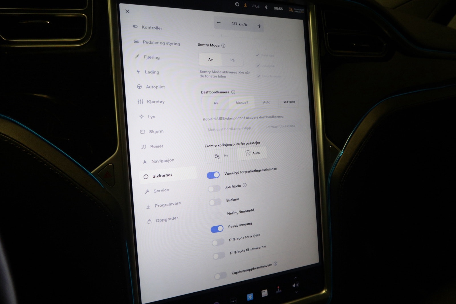 Tesla Model X 75D, 525hp, 2017