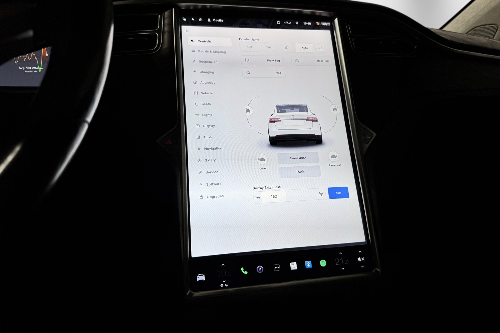 Tesla Model X 100D, 423hp, 2017
