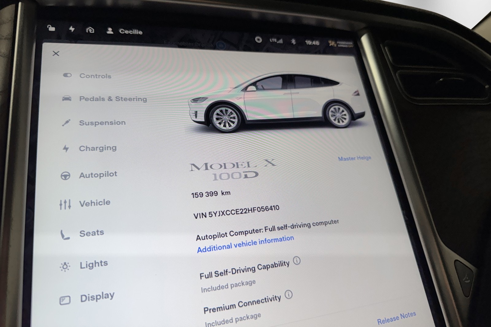 Tesla Model X 100D, 423hp, 2017