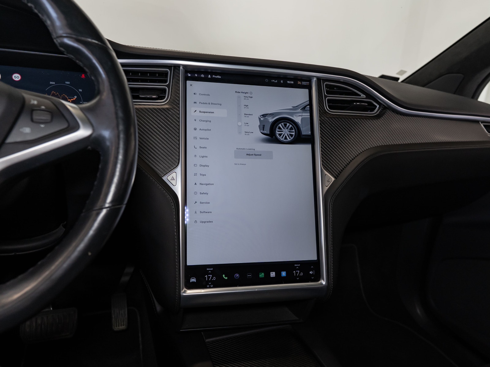 Tesla Model X 100D, 423hp, 2017