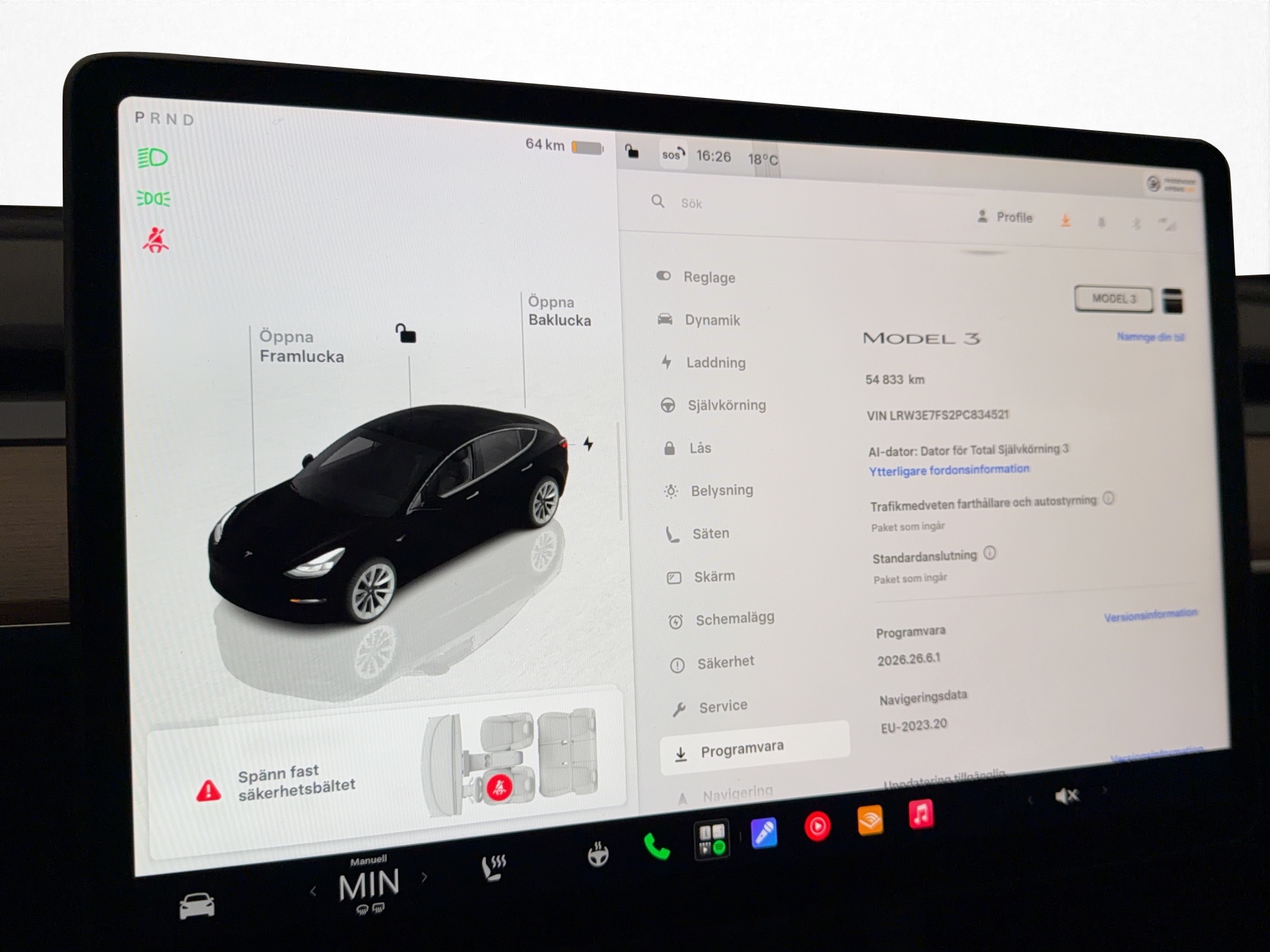 Tesla Model 3 Standard Range, 283ps, 2023