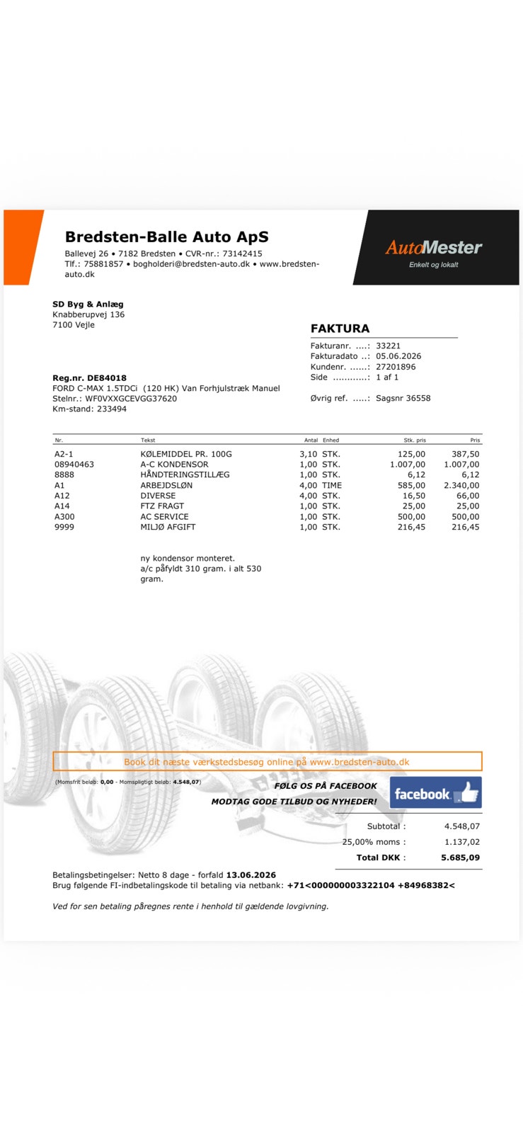 Ford C-Max 1.5 TDCi Manuell, 120hk, 2016