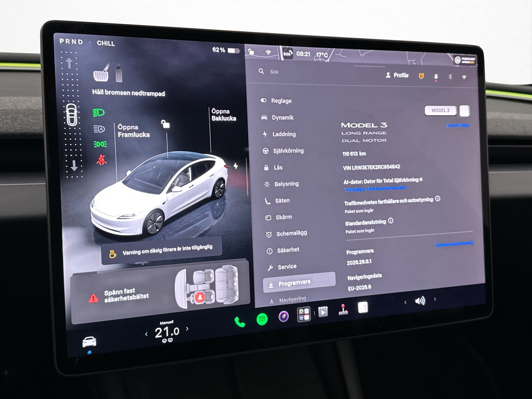 Tesla Model 3 Long Range AWD, 498ps, 2024