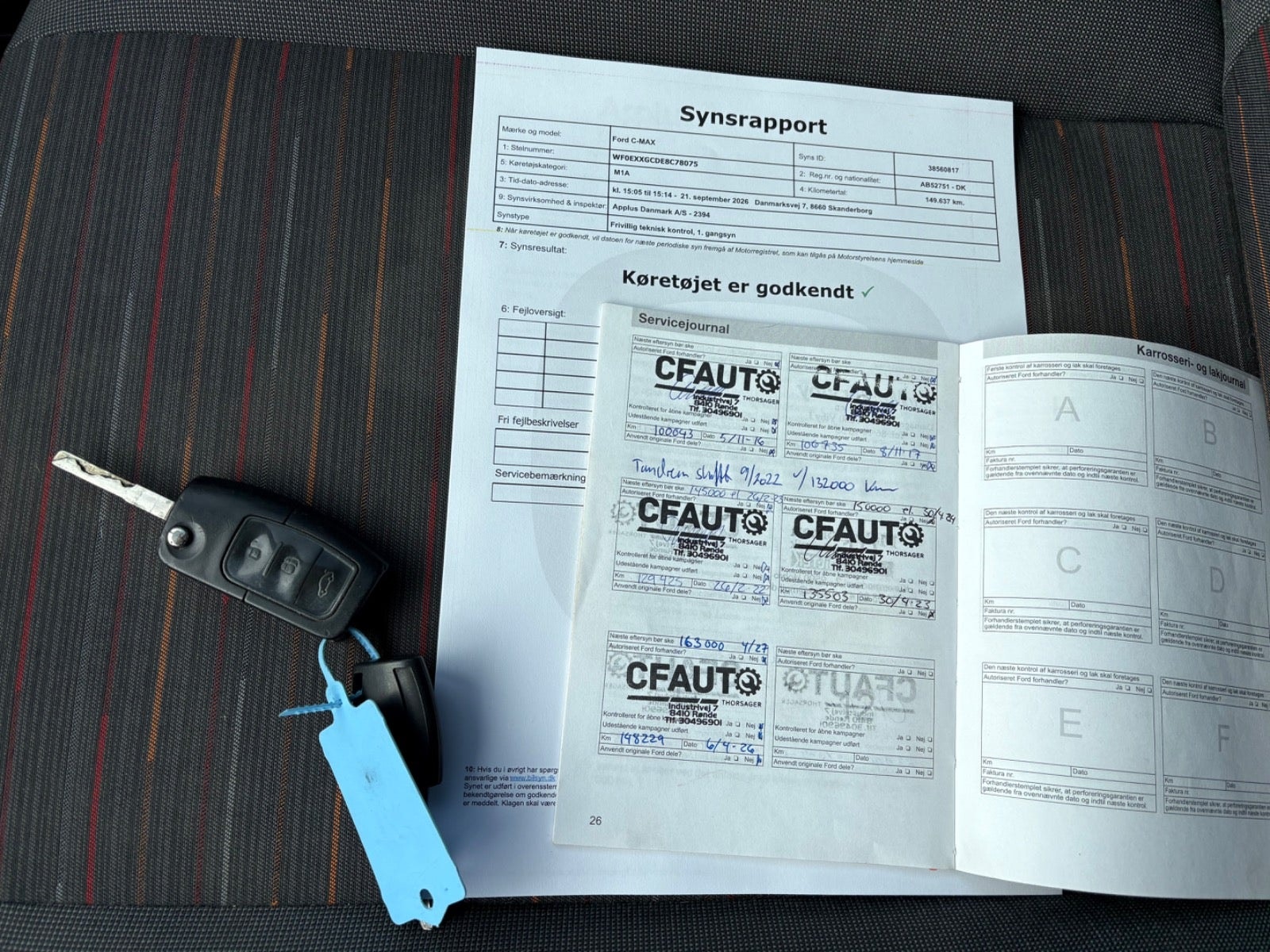 Ford C-MAX 1.6 Manual, 5-trins, 100ps, 2008