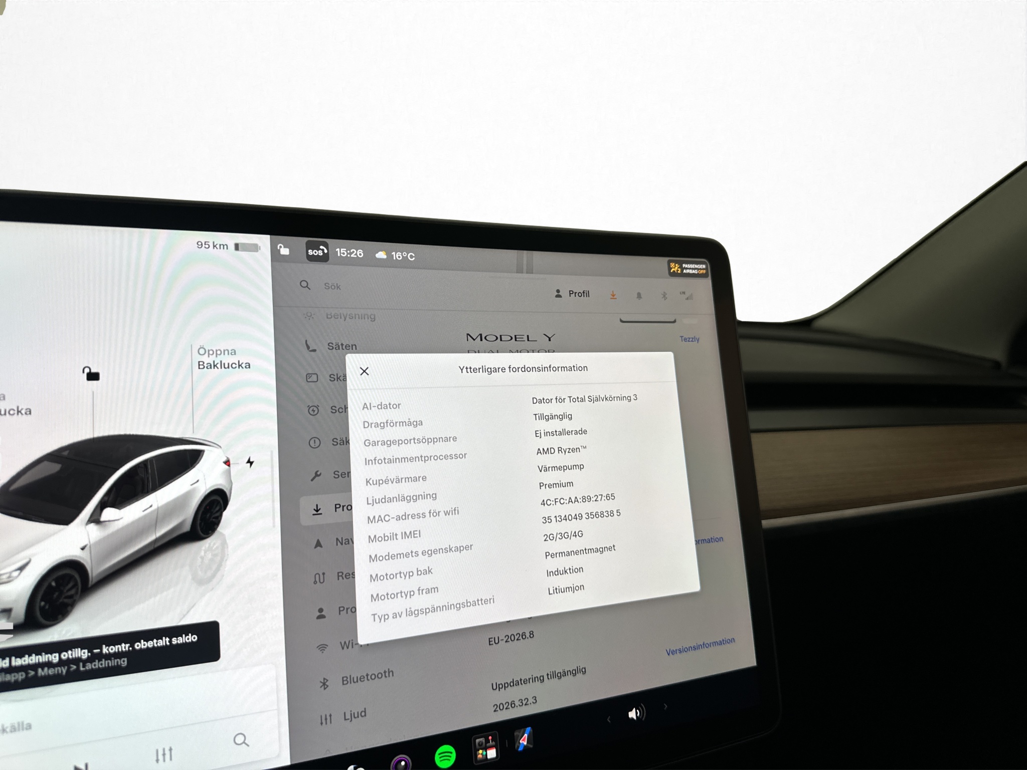 Tesla Model Y Performance, 534hk, 2023