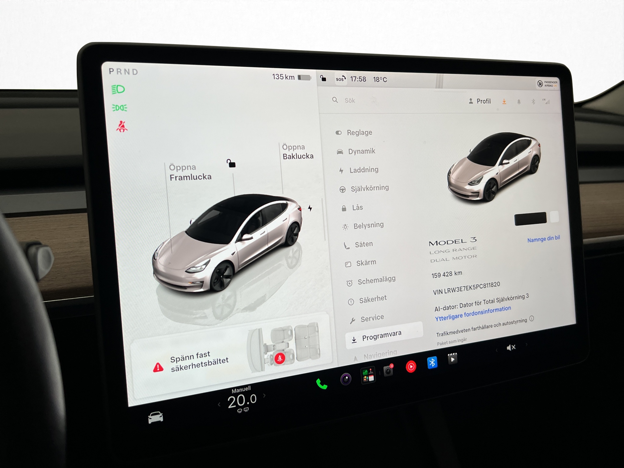 Tesla Model 3 Long Range AWD, 498ps, 2023