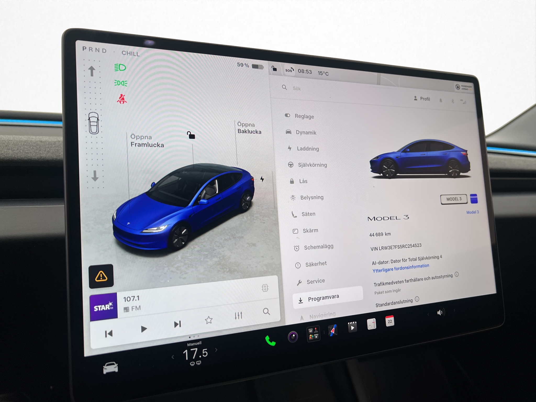 Tesla Model 3 Standard Range, 283ps, 2024