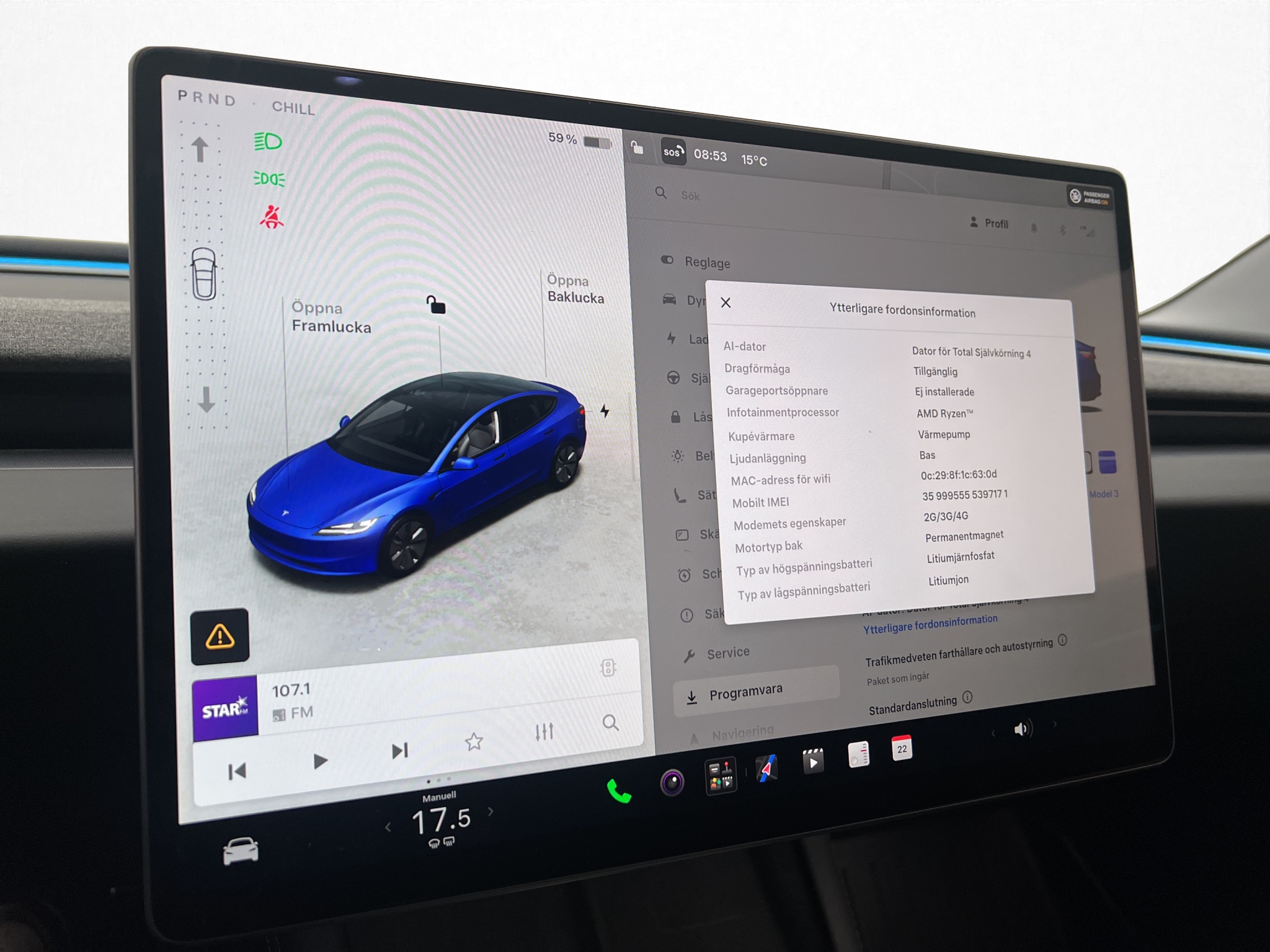 Tesla Model 3 Standard Range, 283ps, 2024