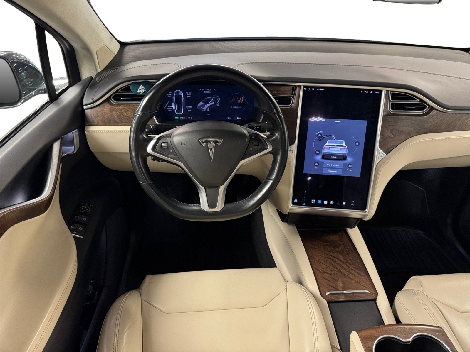 Tesla Model X 100D, 423hp, 2017