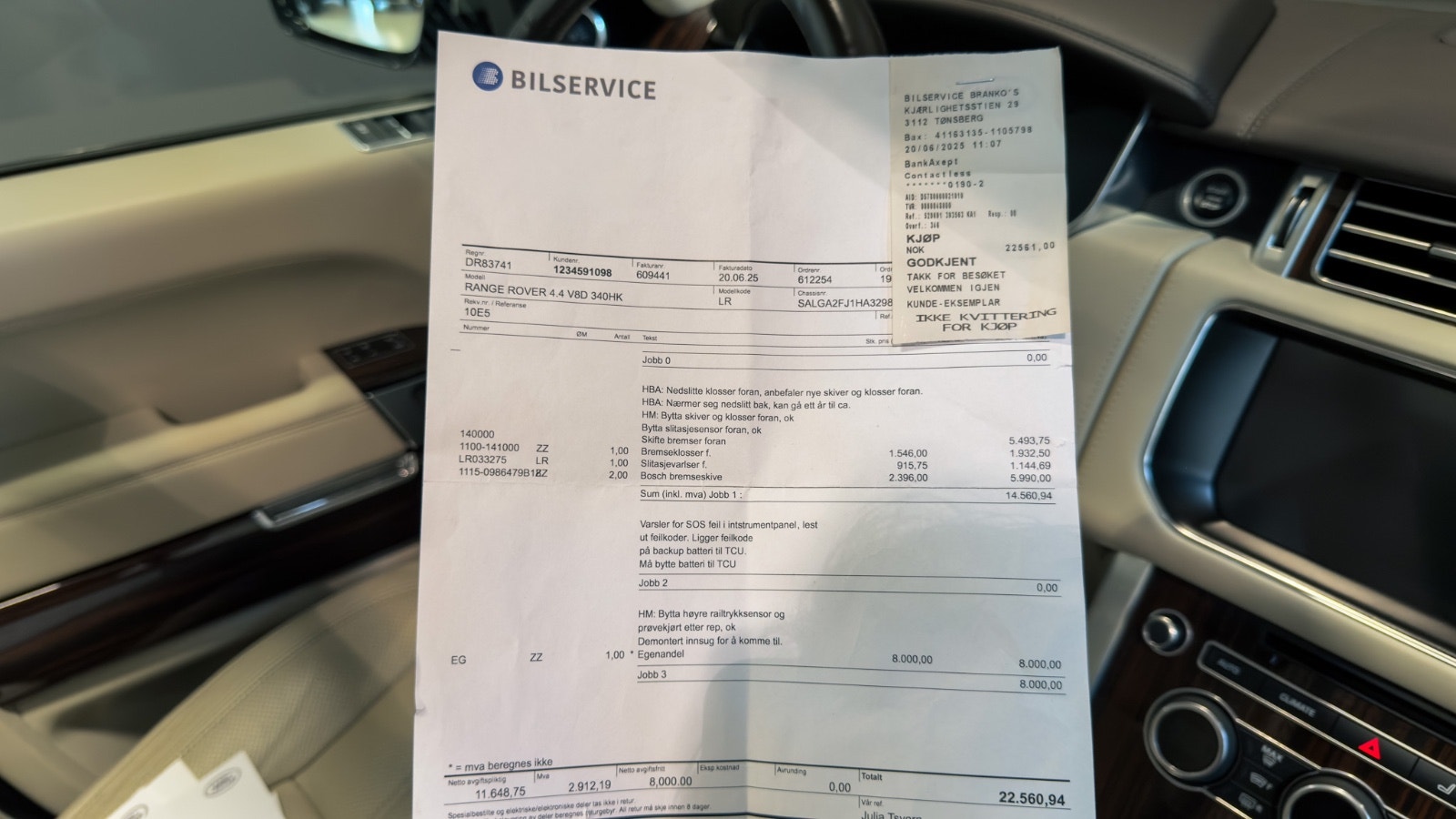 Land Rover Range Rover 4.4 SDV8 4WD Automatisk, 8-trinn, 340hk, 2017
