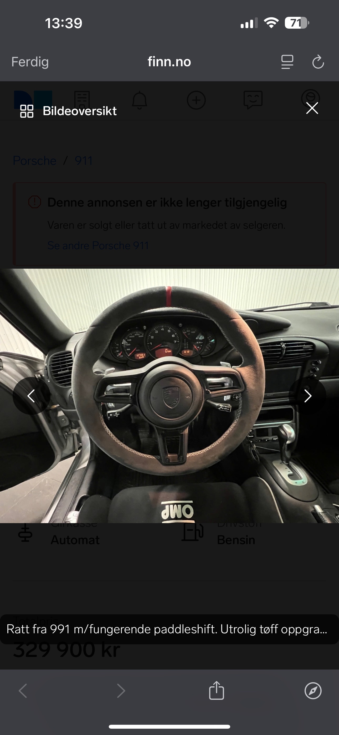 Porsche 911 Carrera TipTronic S, 300hp, 2000