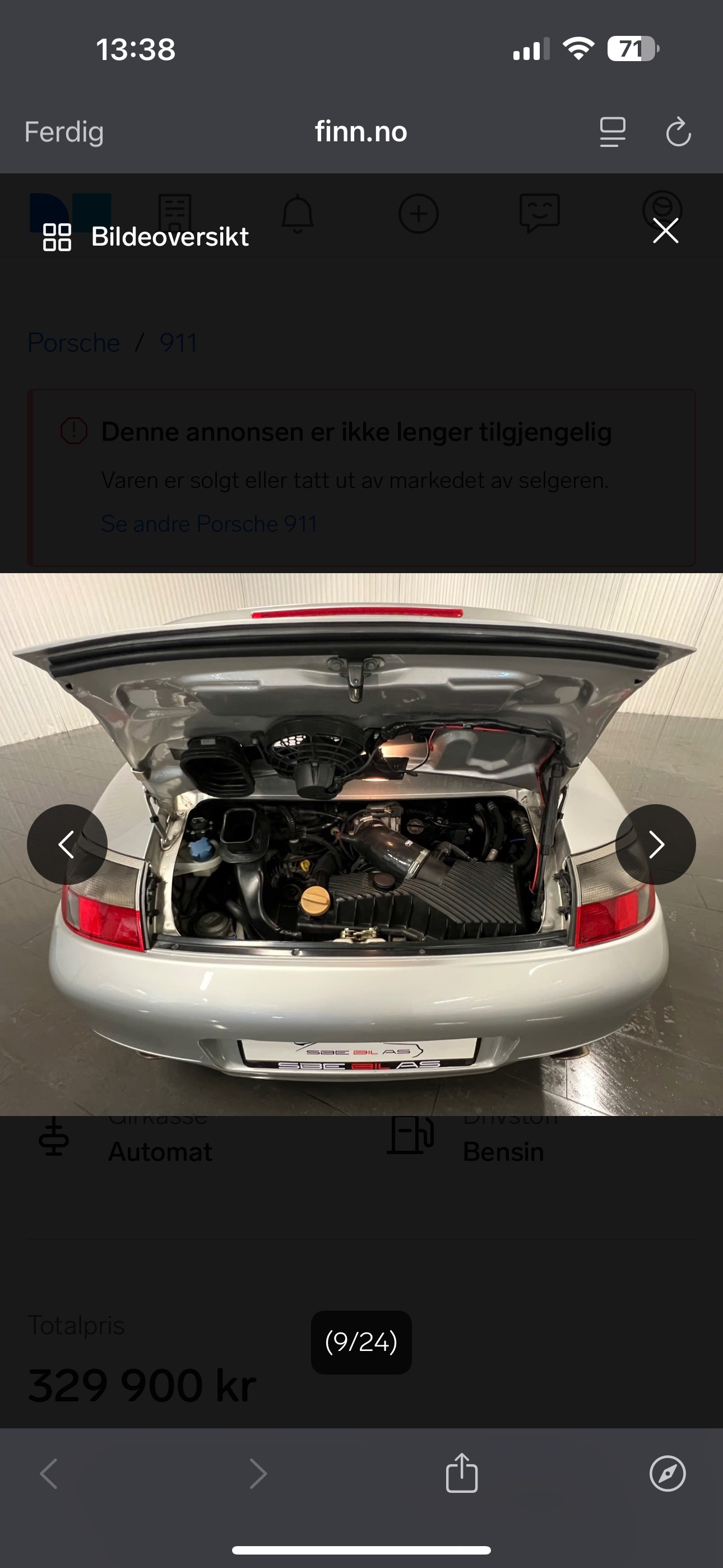 Porsche 911 Carrera TipTronic S, 300hp, 2000