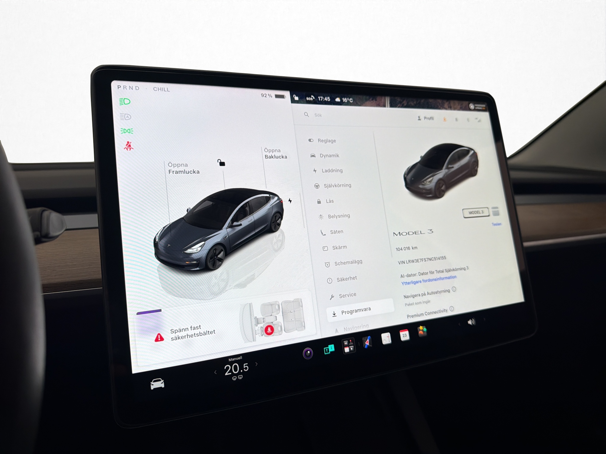 Tesla Model 3 Standard Range, 283ps, 2022