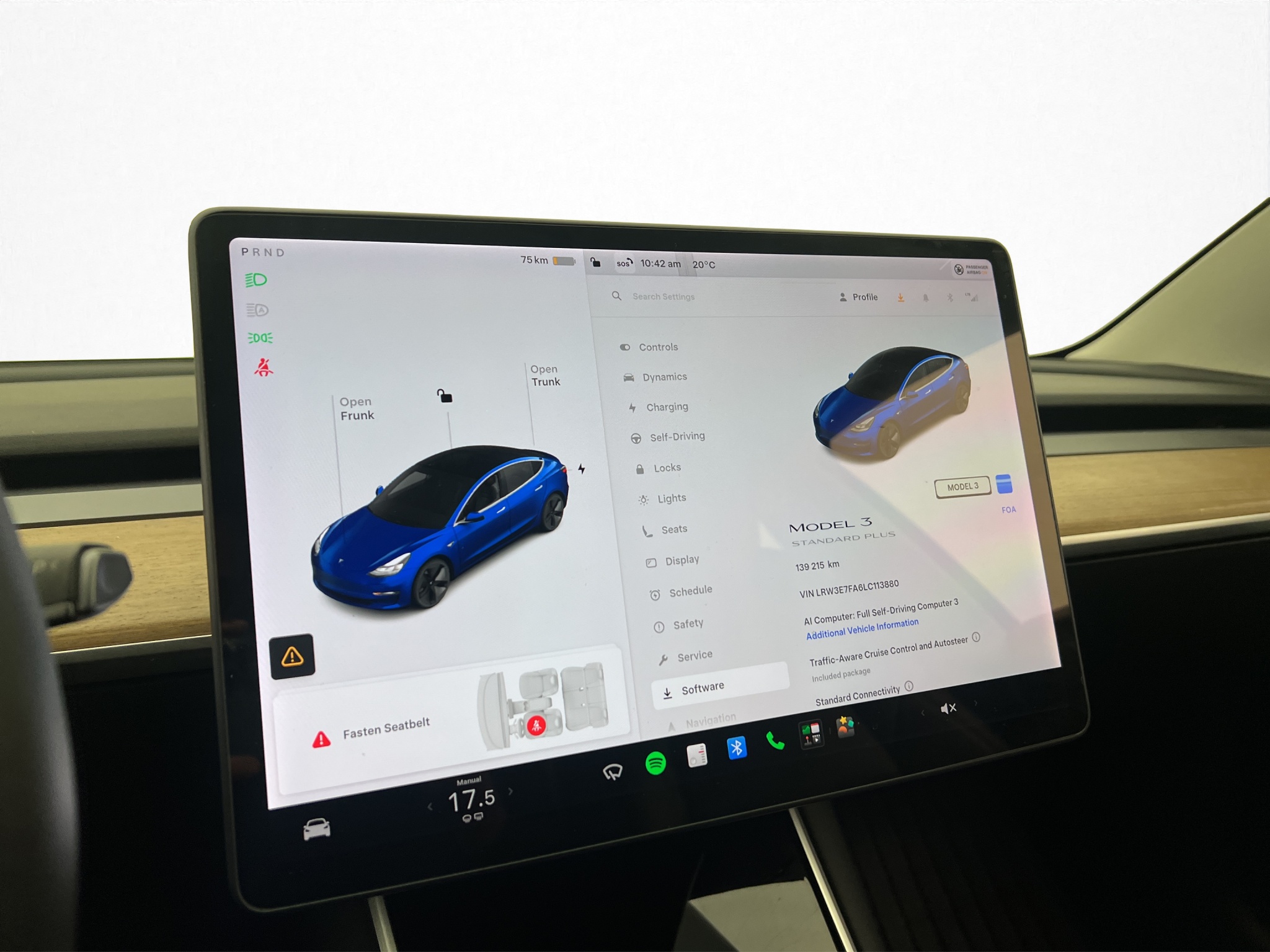 Tesla Model 3 Standard Range Plus, 325hp, 2020