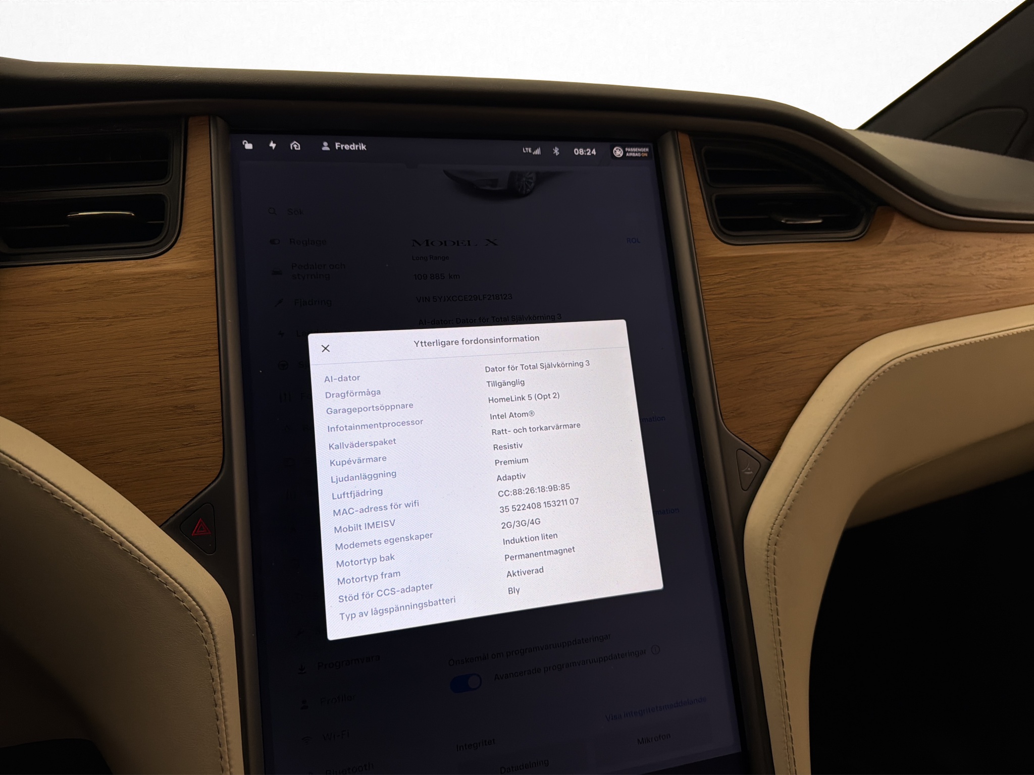Tesla Model X Long Range, 423hk, 2020