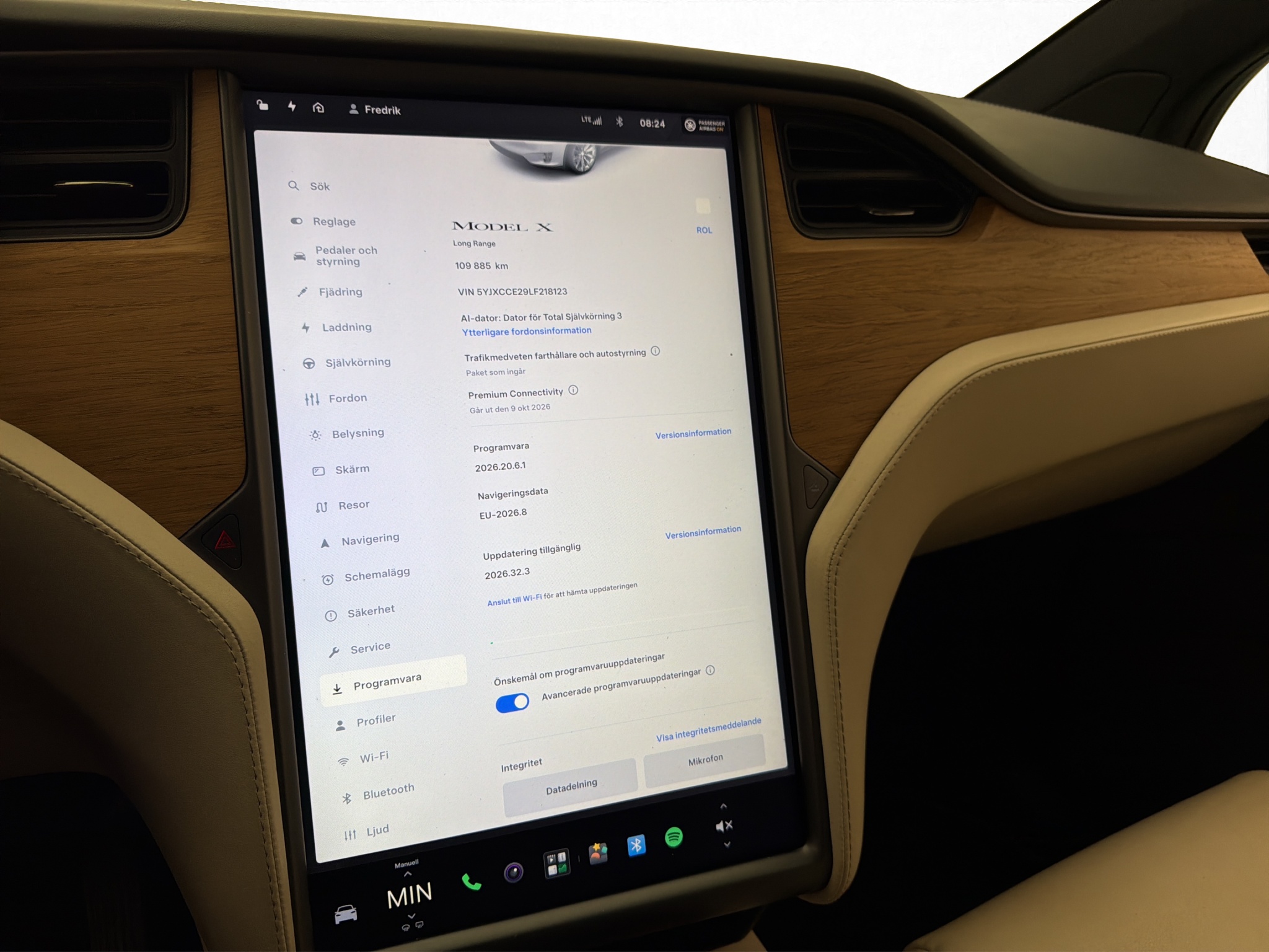 Tesla Model X Long Range, 423hk, 2020